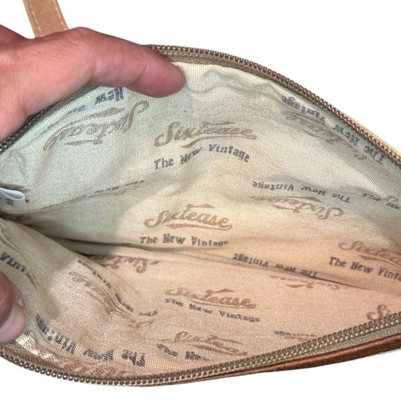 Sixtease Up-cycled Canvas Small and Crossbody Bag - Picture 7 of 10